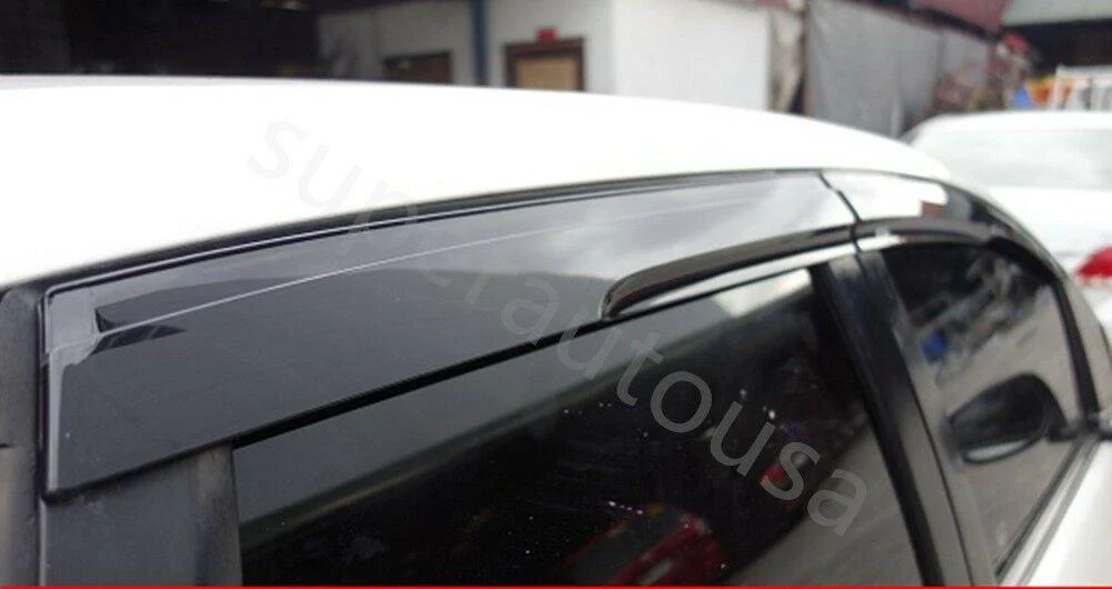Fit 2013-2018 TOYOTA Rav4 3D Mugen Style Vent Window Visors Rain Sun Wind Guards Shade Deflectors - Image 8