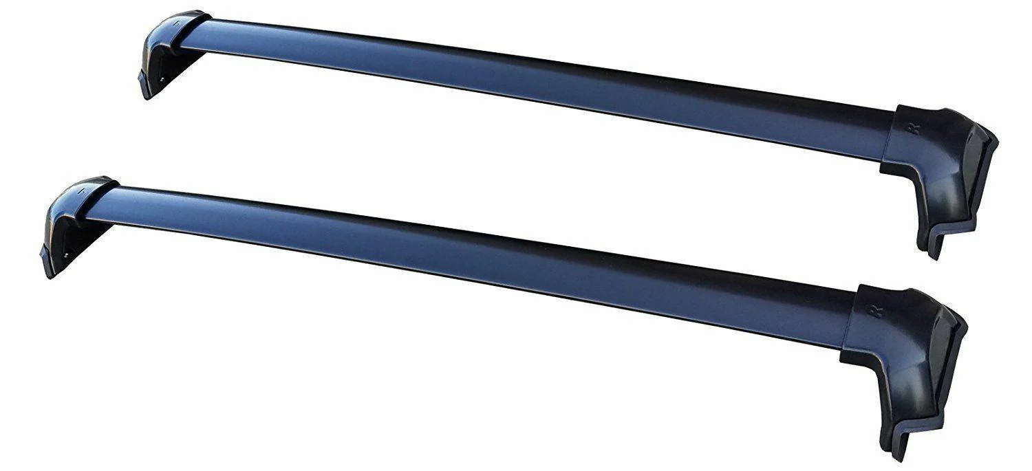 Fit 2017-2019 Honda CRV Black Roof Top Cross Bars Crossbars Rack Luggage Carrier - Image 2