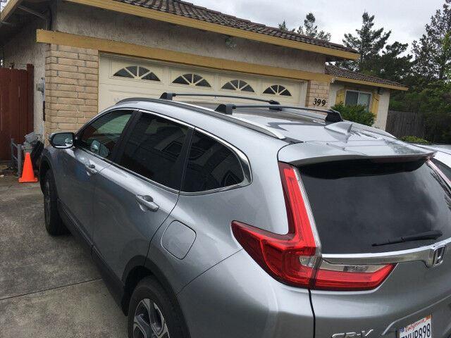 Fit 2017-2019 Honda CRV Black Roof Top Cross Bars Crossbars Rack Luggage Carrier - Image 6