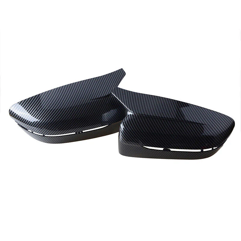 For 17-22 BMW G30 G20 G22 G11 G12 M Style Carbon Print Side Mirror Cover Caps - Image 3