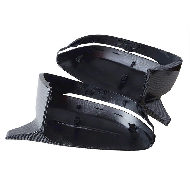 For 17-22 BMW G30 G20 G22 G11 G12 M Style Carbon Print Side Mirror Cover Caps - Image 7