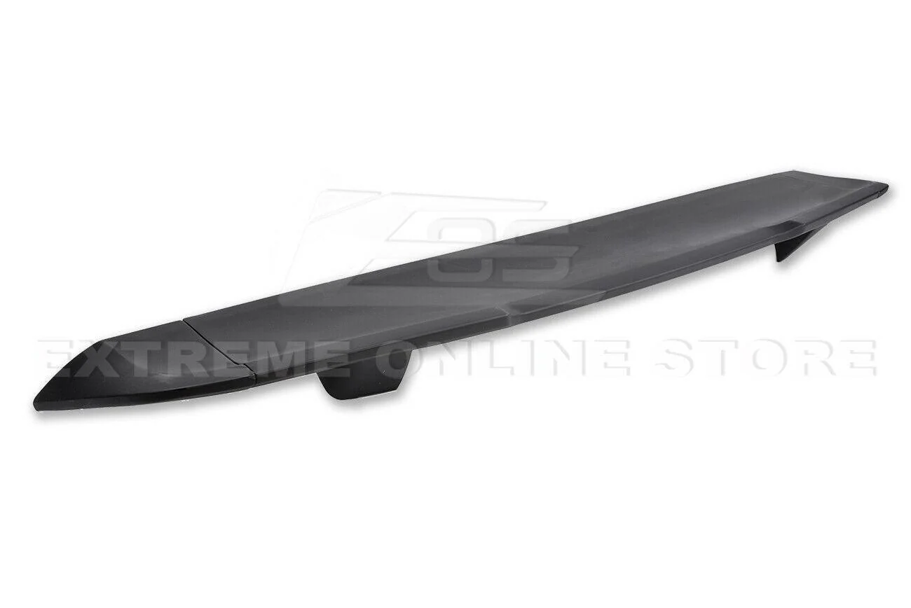 For 2005-2009 Ford Mustang R Style 3 Pcs PRIMER BLACK Rear Trunk Lid Wing Spoiler (Primer Black) - Image 7