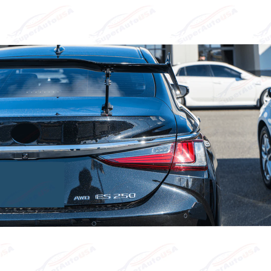For 2006-2023 Lexus ES F Sport VIP GT Style Glossy Black Rear Trunk Spoiler Wing - Image 6