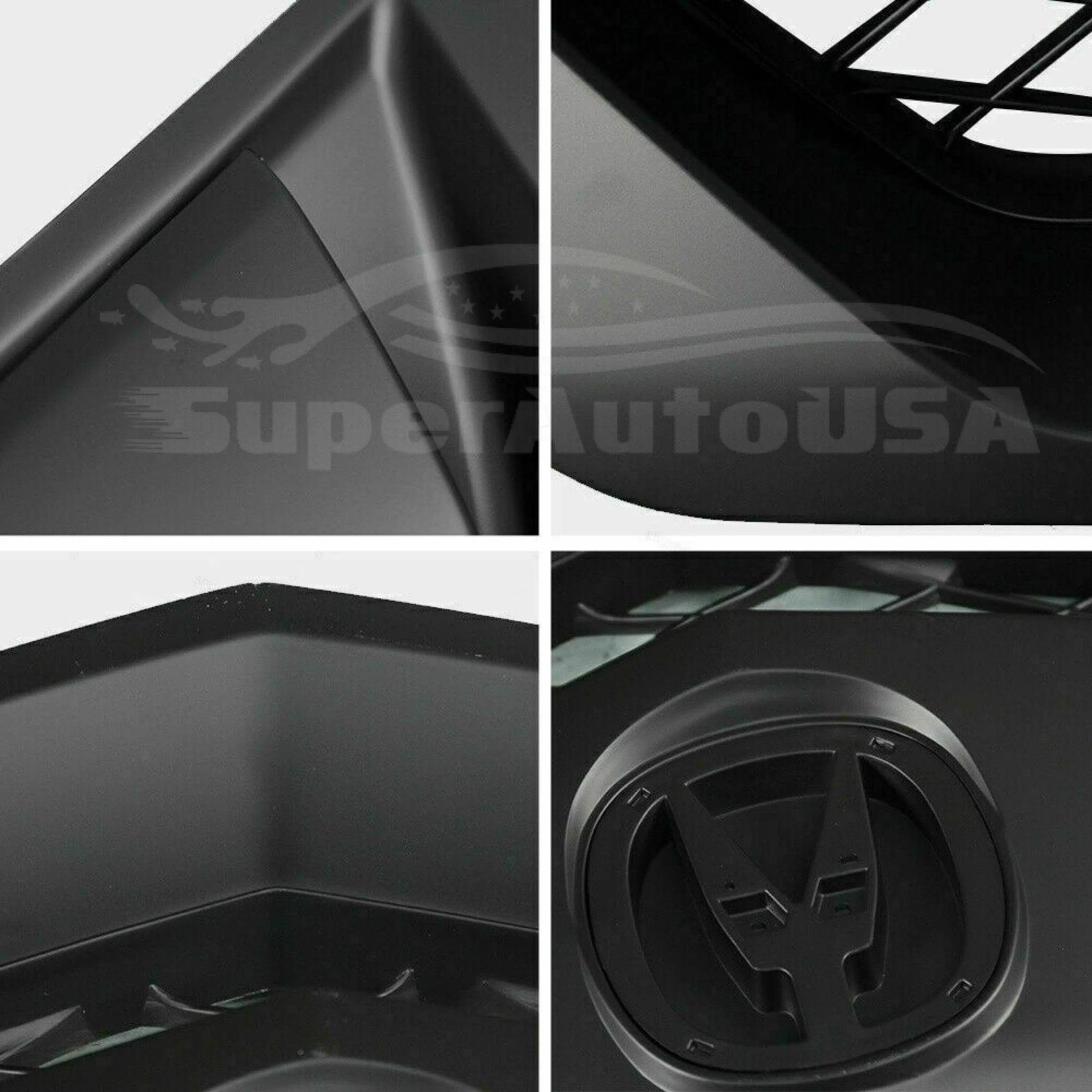 For 2009-2011 Acura TL Front Bumper Upper Grille Assembly (Painted Matte Black) - Image 4