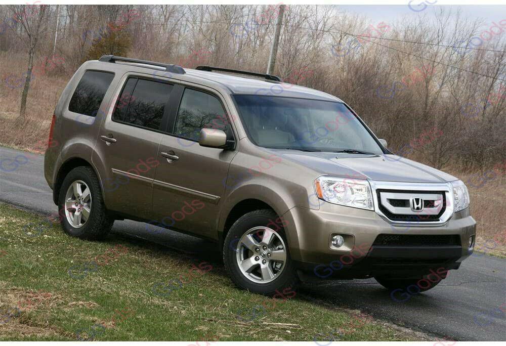 Fit 2009-2015 Honda Pilot Aluminum Roof Rack Side Rails Set Luggage Carrier Bar - Image 3