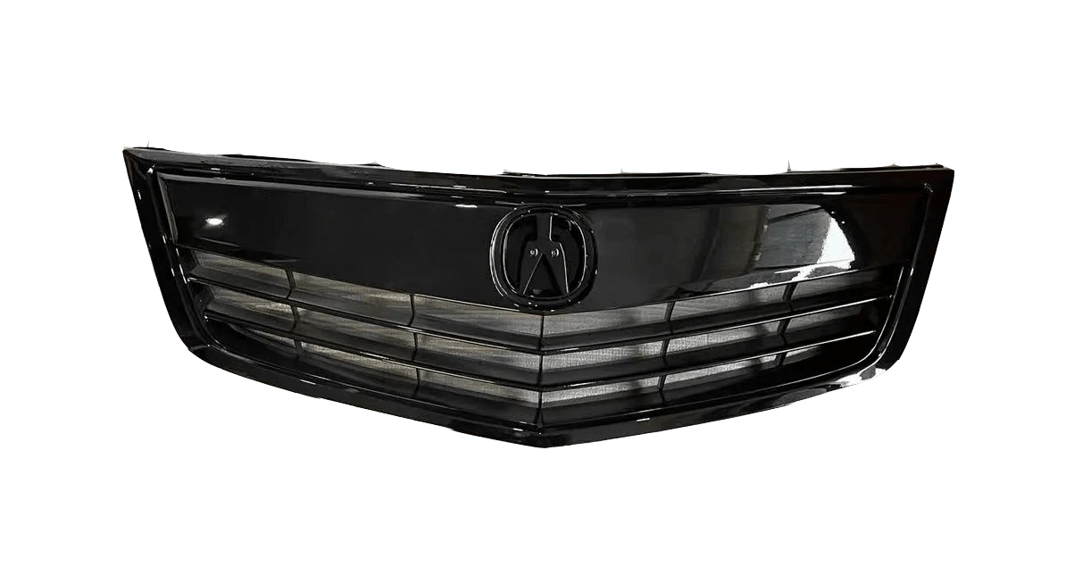For 2011-2014 Acura TSX Front Bumper Upper Grille Assembly (Gloss Black or Painted Matte Black) - Image 6