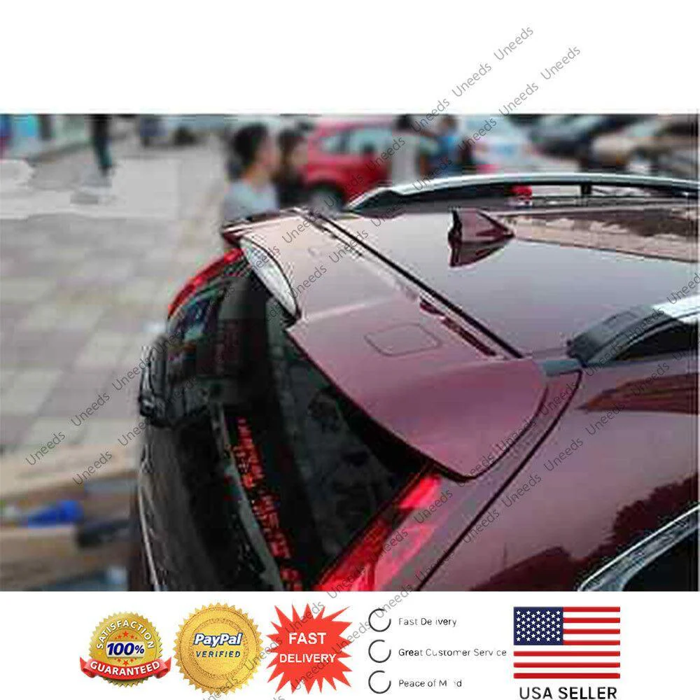Fit 2012-2016 Honda CRV CR-V Out-Channel Rear Roof Spoiler Wing (Painted Red) - Image 2