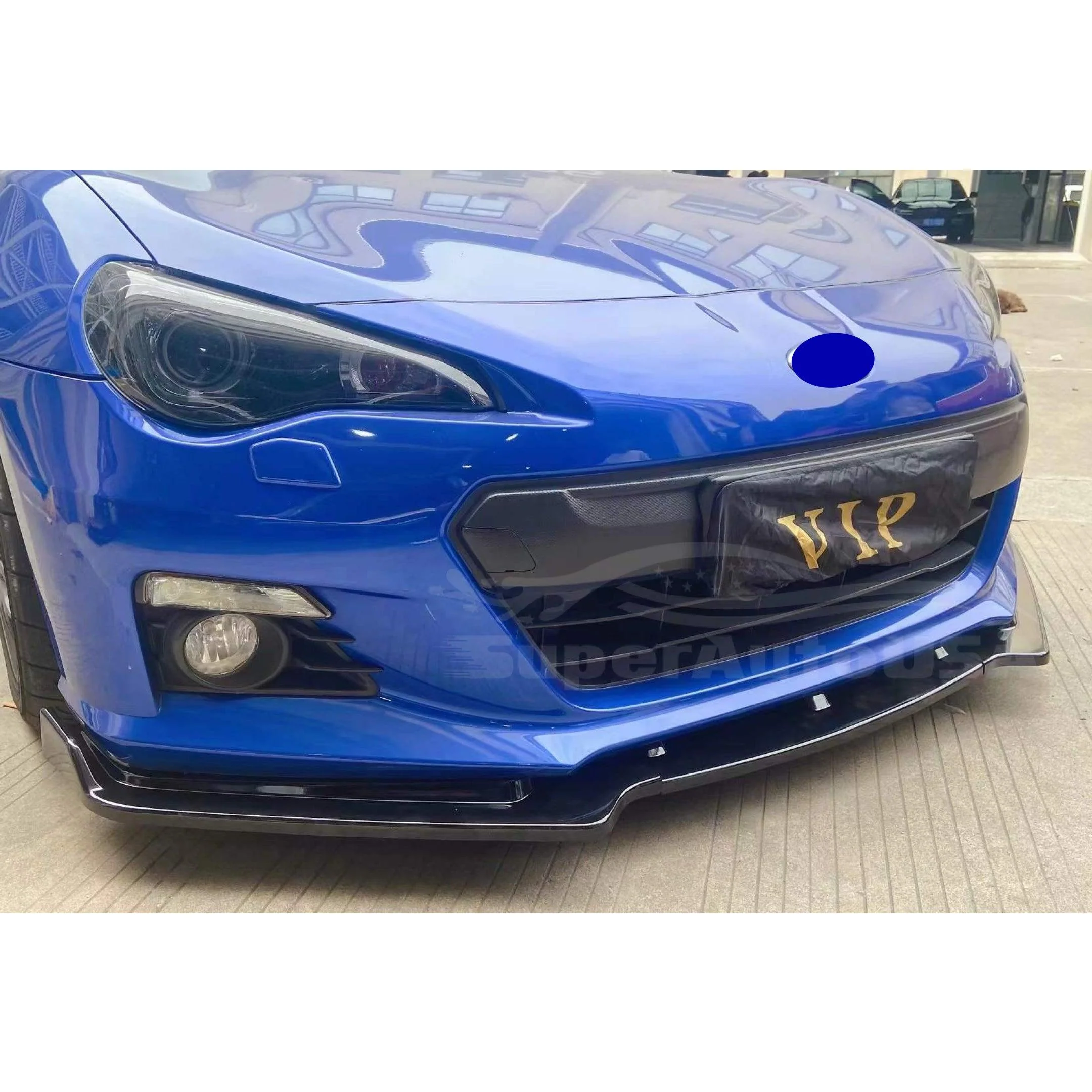 For 2013-2016 BRZ FR-S GT86 CS Sport Style Front Bumper Lip Spoiler (Gloss Black) - Image 2