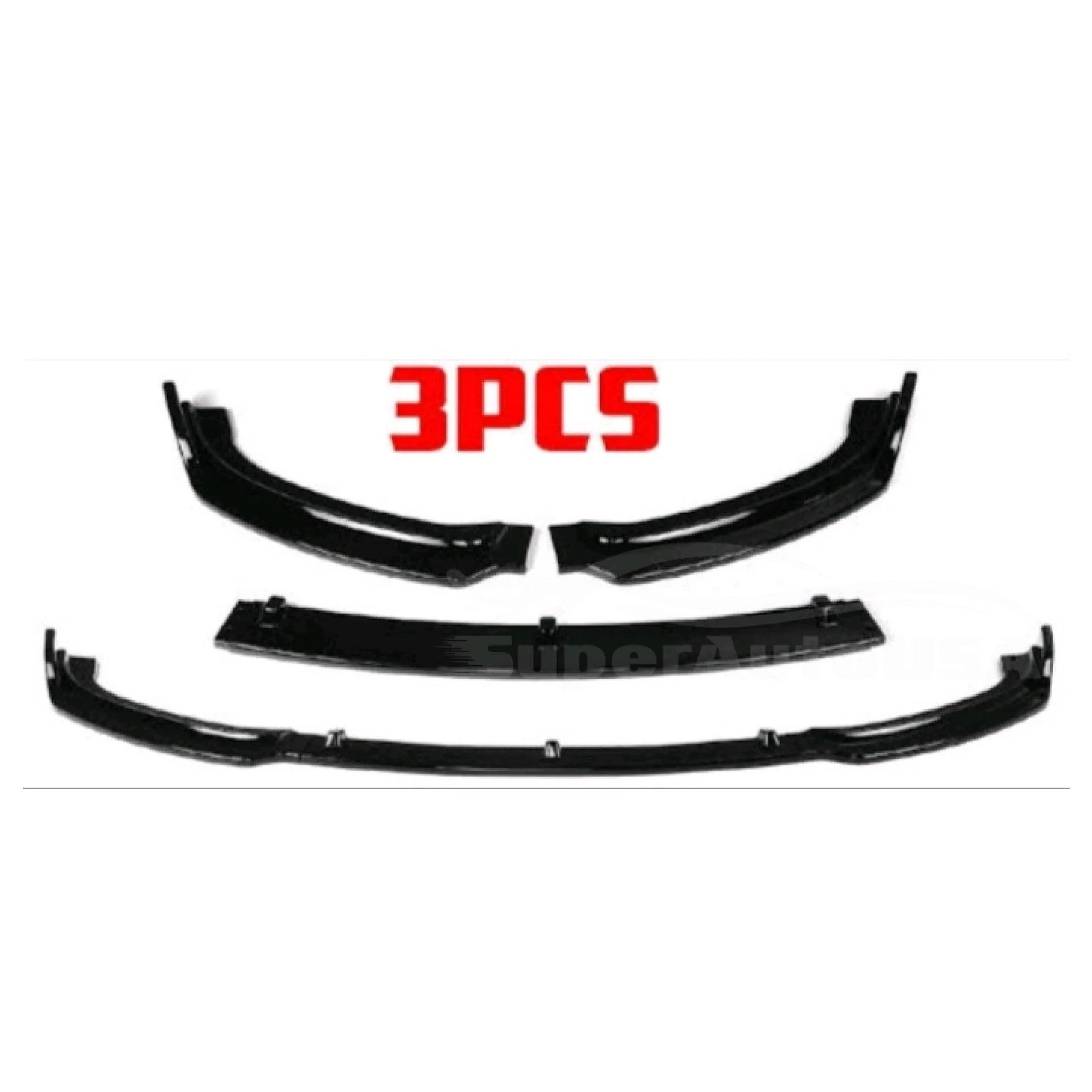 For 2013-2016 BRZ FR-S GT86 CS Sport Style Front Bumper Lip Spoiler (Gloss Black) - Image 4