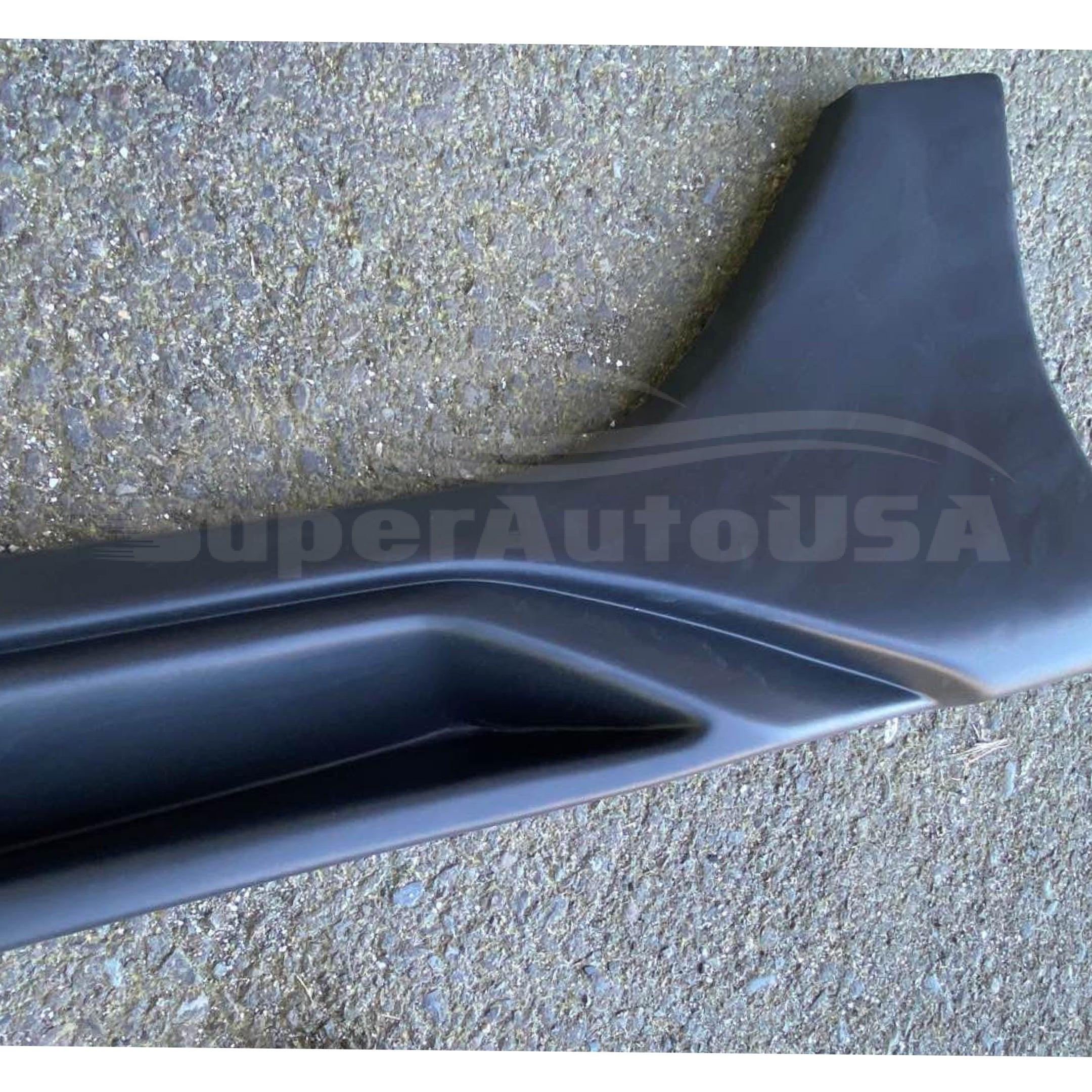 Fit 2013-2017 Honda Accord 3D Mugen MOD Style Side Skirts Body Kit (Unpainted Matte Black) - Image 2