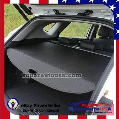For Hyundai Santa Fe / XL 2013-2018 Rear Trunk Retractable Tonneau Cargo Cover (Black) - Image 11