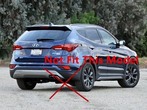 For Hyundai Santa Fe / XL 2013-2018 Rear Trunk Retractable Tonneau Cargo Cover (Black) - Image 4