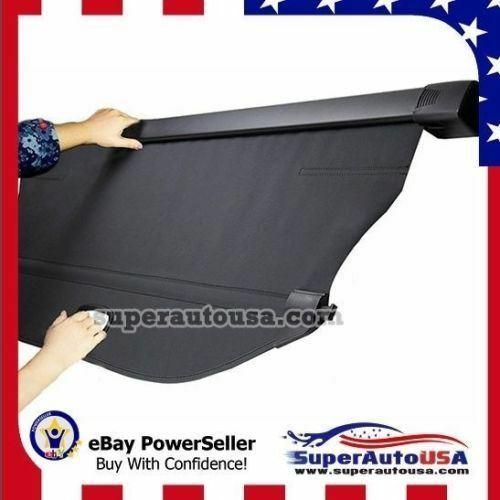 For Hyundai Santa Fe / XL 2013-2018 Rear Trunk Retractable Tonneau Cargo Cover (Black) - Image 7
