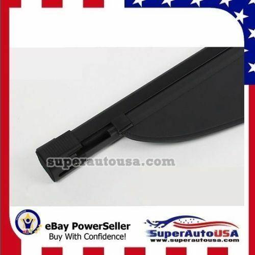 For Hyundai Santa Fe / XL 2013-2018 Rear Trunk Retractable Tonneau Cargo Cover (Black) - Image 8