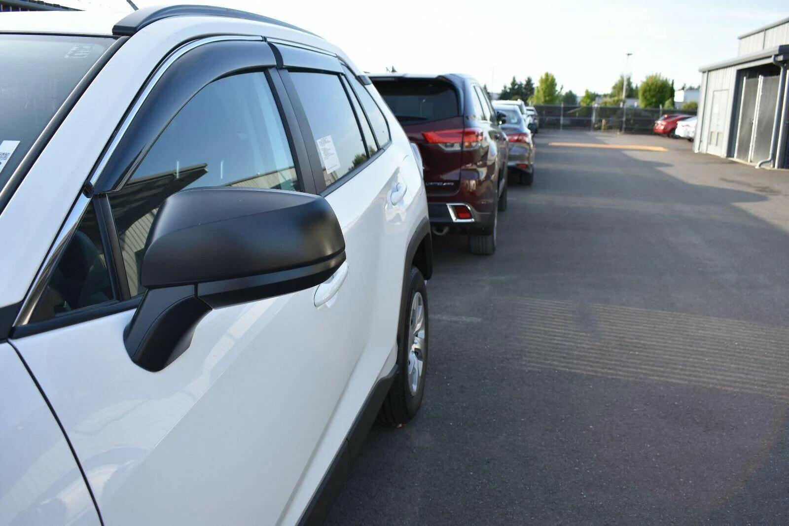 Fit 2013-2018 TOYOTA RAV4 Out-Channel Vent Window Visors Rain Sun Wind Guards Shade Deflectors - Image 3