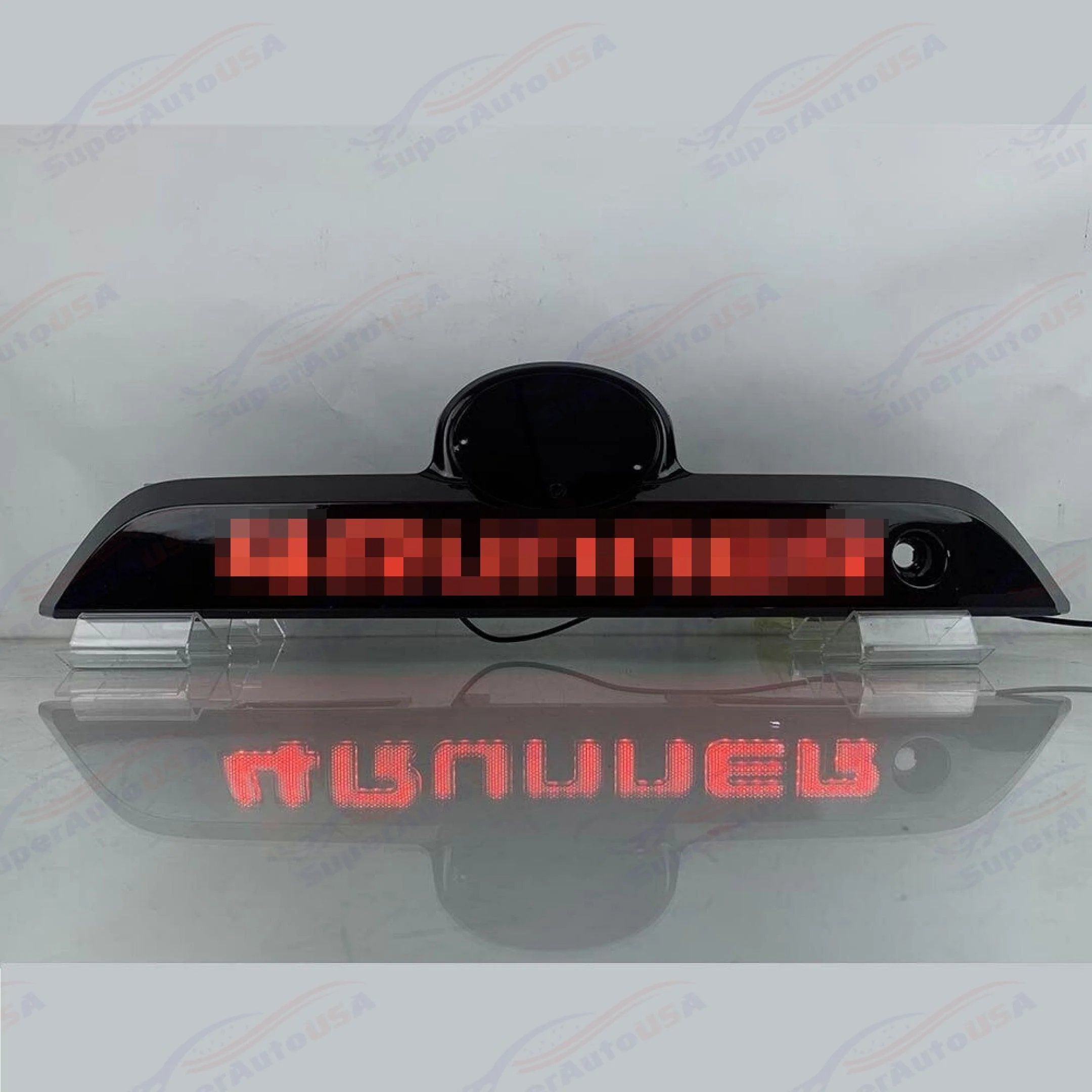 For 2011-2022 Toyota 4Runner Black Trunk Lid Tailgate Trim Brake Light - Image 5