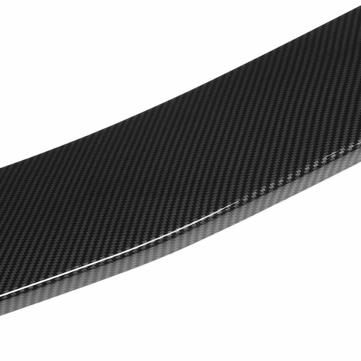 Fits 2014-2017 Infiniti Q50 Sport Front Bumper Lip Spoiler (Carbon Fiber Print) - Image 8
