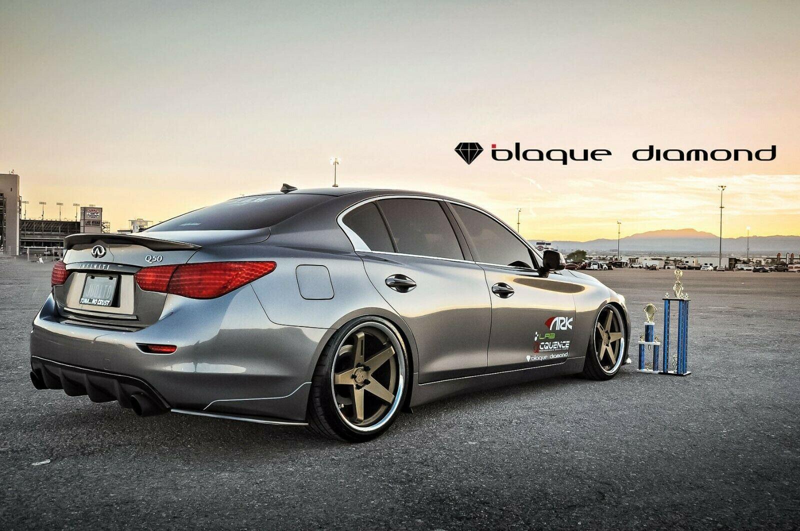 Fits 2014-2017 Infiniti Q50 sport Style Rear Bumper Lip Spoiler Lower Diffuser - Image 5