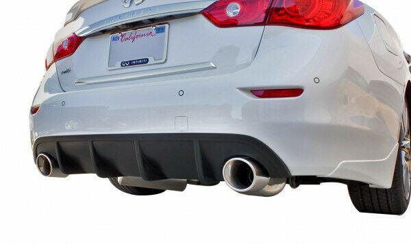 Fits 2014-2017 Infiniti Q50 sport Style Rear Bumper Lip Spoiler Lower Diffuser - Image 6