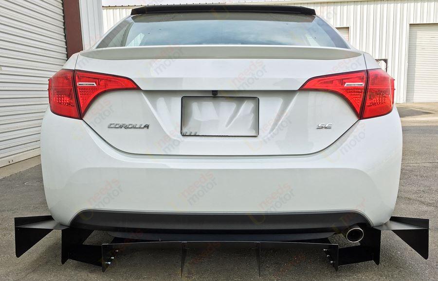 Fit 2014-2019 Toyota Corolla OE Style Rear Trunk Wing Spoiler Primed (Super White) - Image 4