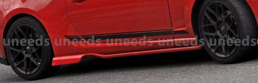 2015-2021 Subaru WRX STI VA - Side Skirts - Unpainted Black - Image 3
