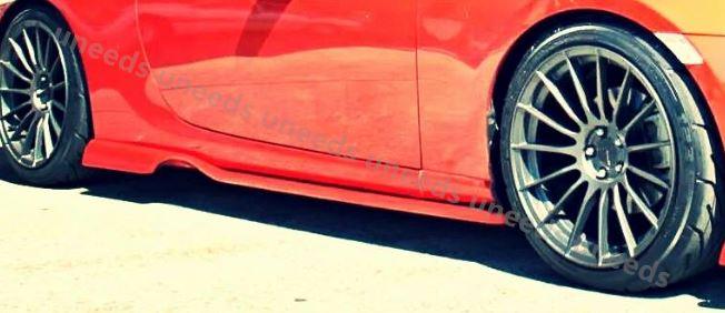 2015-2021 Subaru WRX STI VA - Side Skirts - Unpainted Black - Image 4