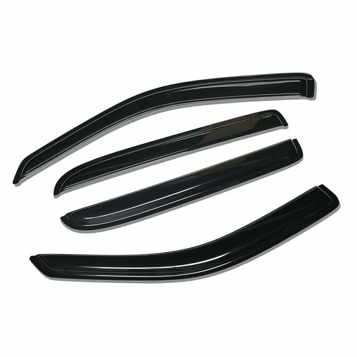 Fit 2015-2021 Chevrolet Tahoe GMC Yukon Out-Channel Vent Window Visors Rain Sun Wind Guards Shade Deflectors - Image 5