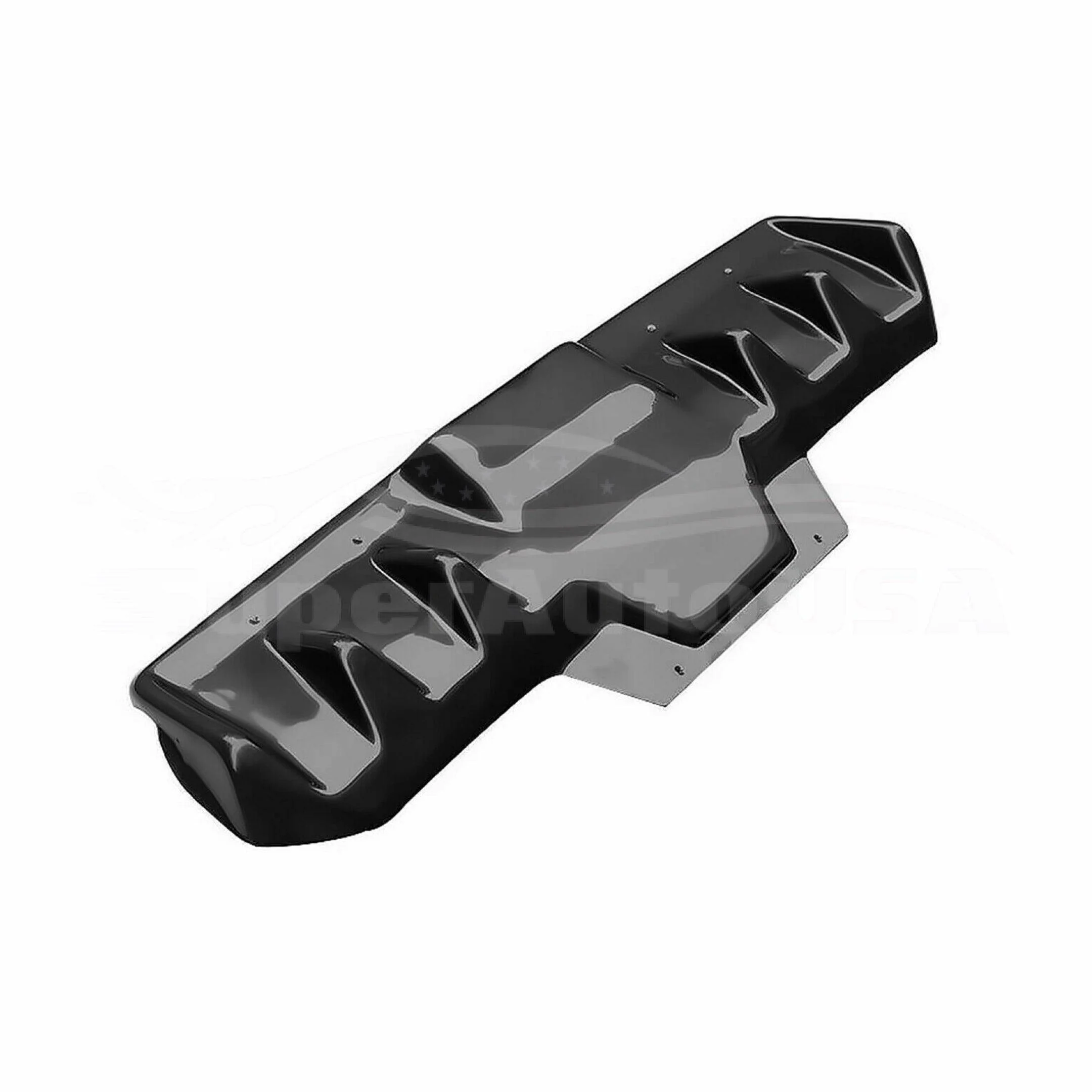 2015-2021 Subaru WRX STI VA - Rear Bumper Diffuser - Gloss Black (1pc) - Image 4