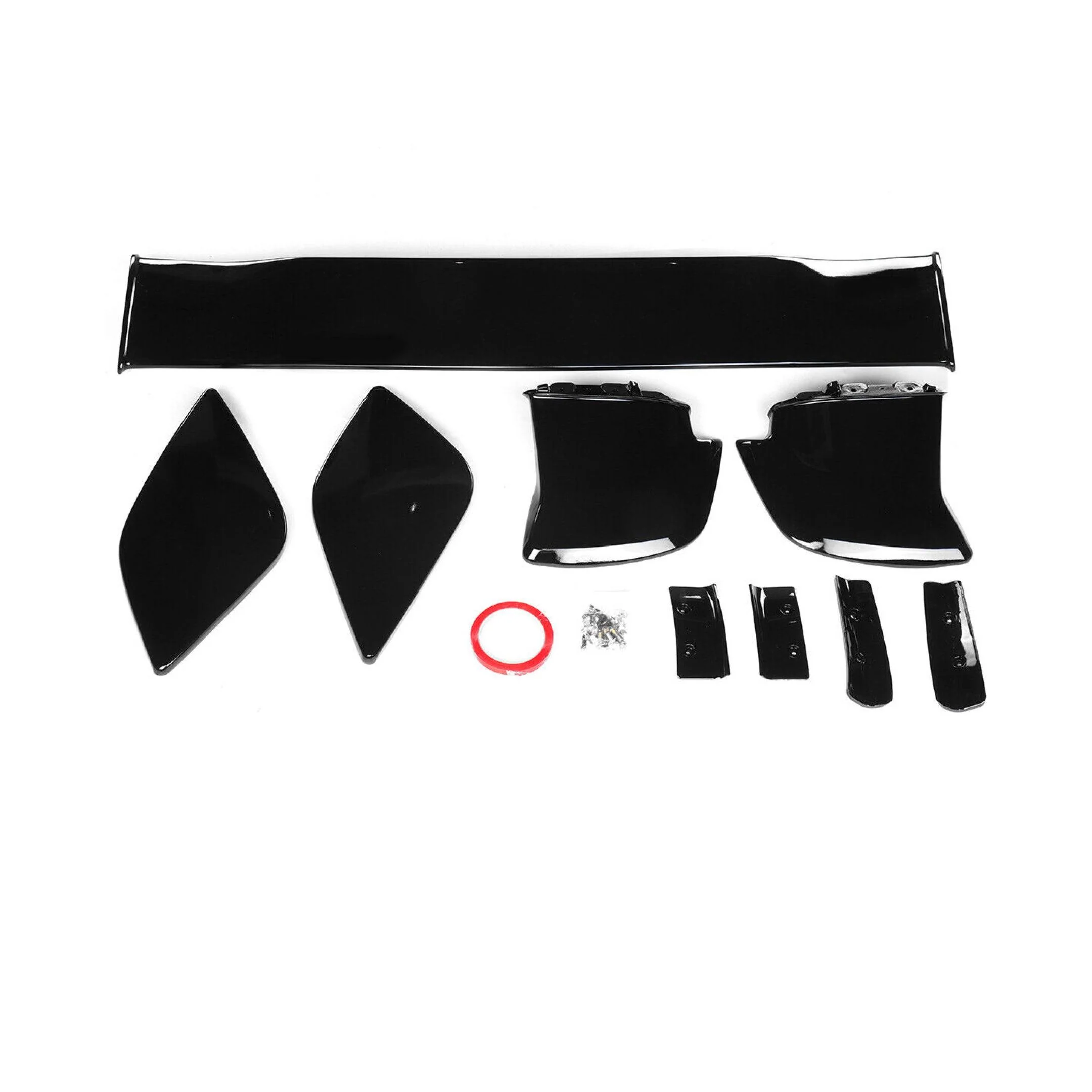 2015-2021 Subaru WRX STI VA - JDM OE Style Spoiler Wing - Gloss Black - Image 3