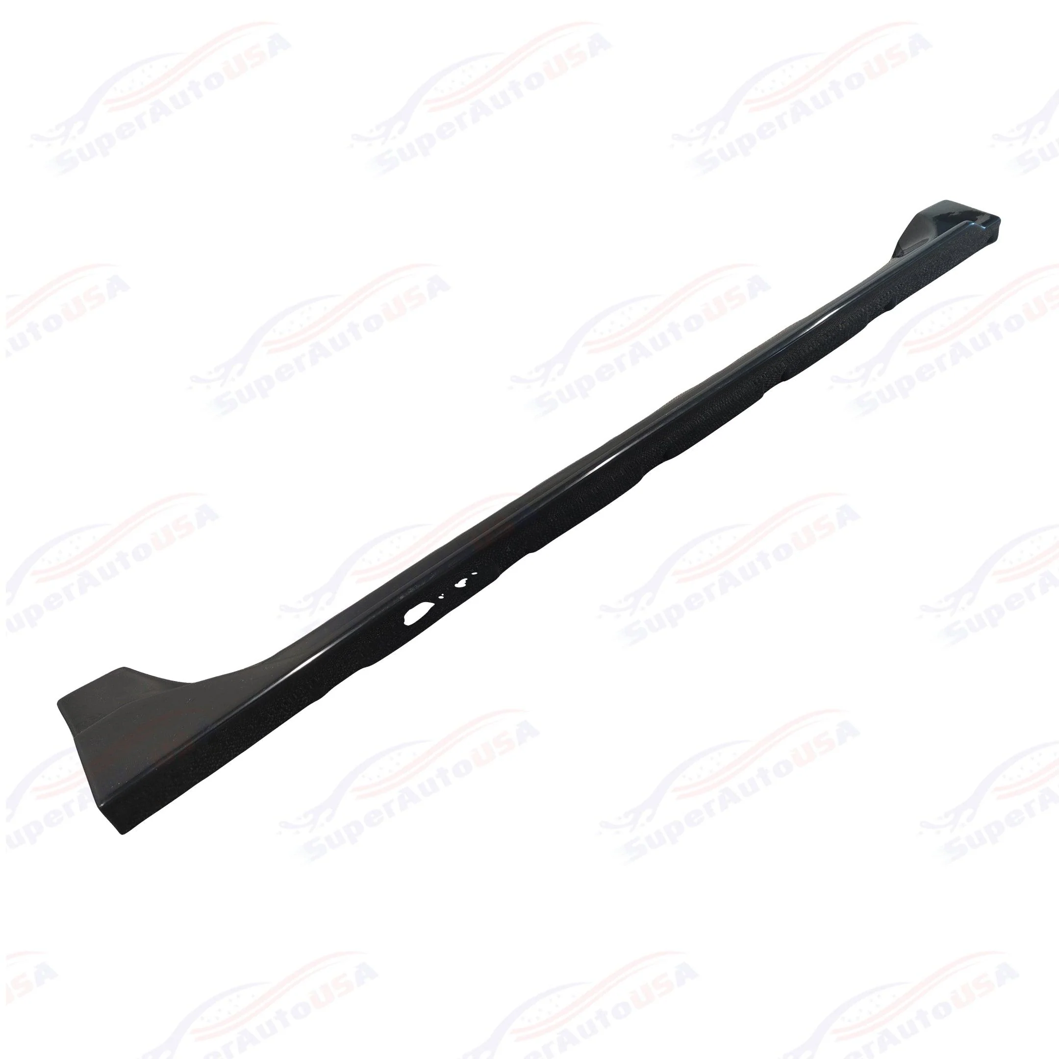 2015-2021 Subaru WRX STI VA - JDM Style Side Skirt Overlay Extensions - Gloss Black - Image 8