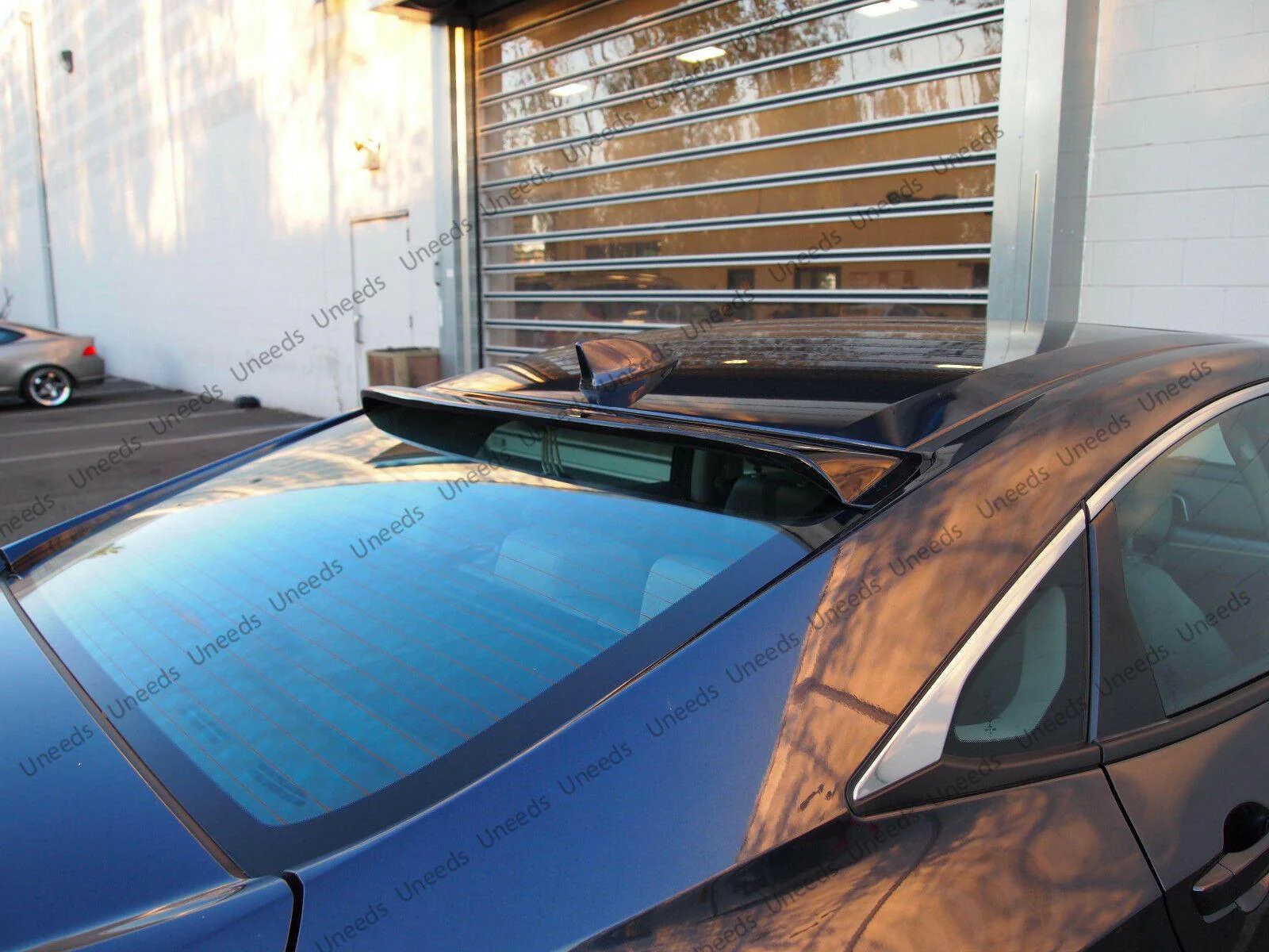 Fit 2016-2021 Honda Civic 4Dr ABS Black Rear Roof Window Visor Spoiler 3D JDM - Image 5