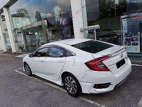 Fit 2016-21 Honda Civic Sedan 4Door MOD Style Side Body Skirts (Unpainted Matte Black) - Image 3