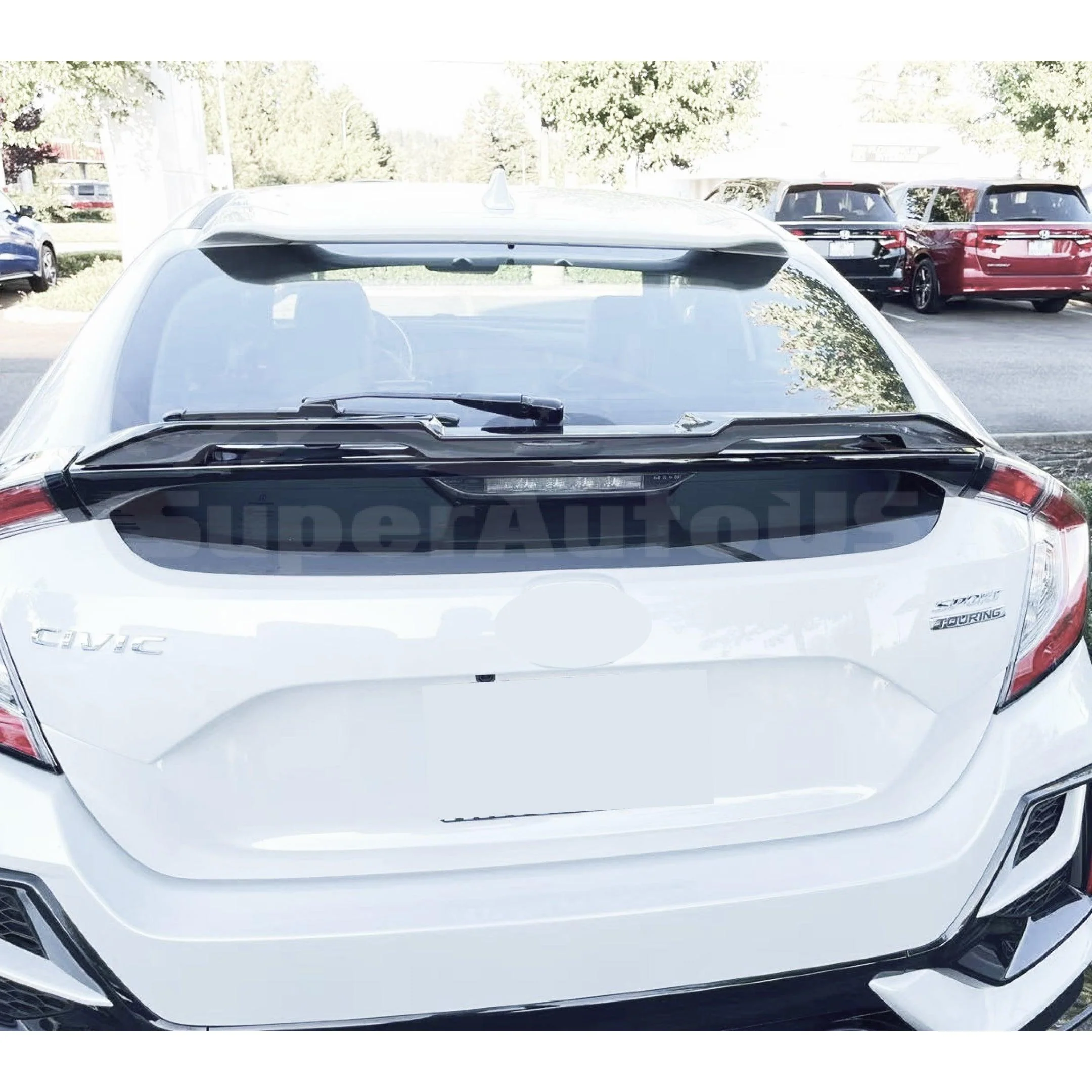 Rear Roof Spoiler | Fits Honda Civic Hatchback (2017-2021) - Image 3