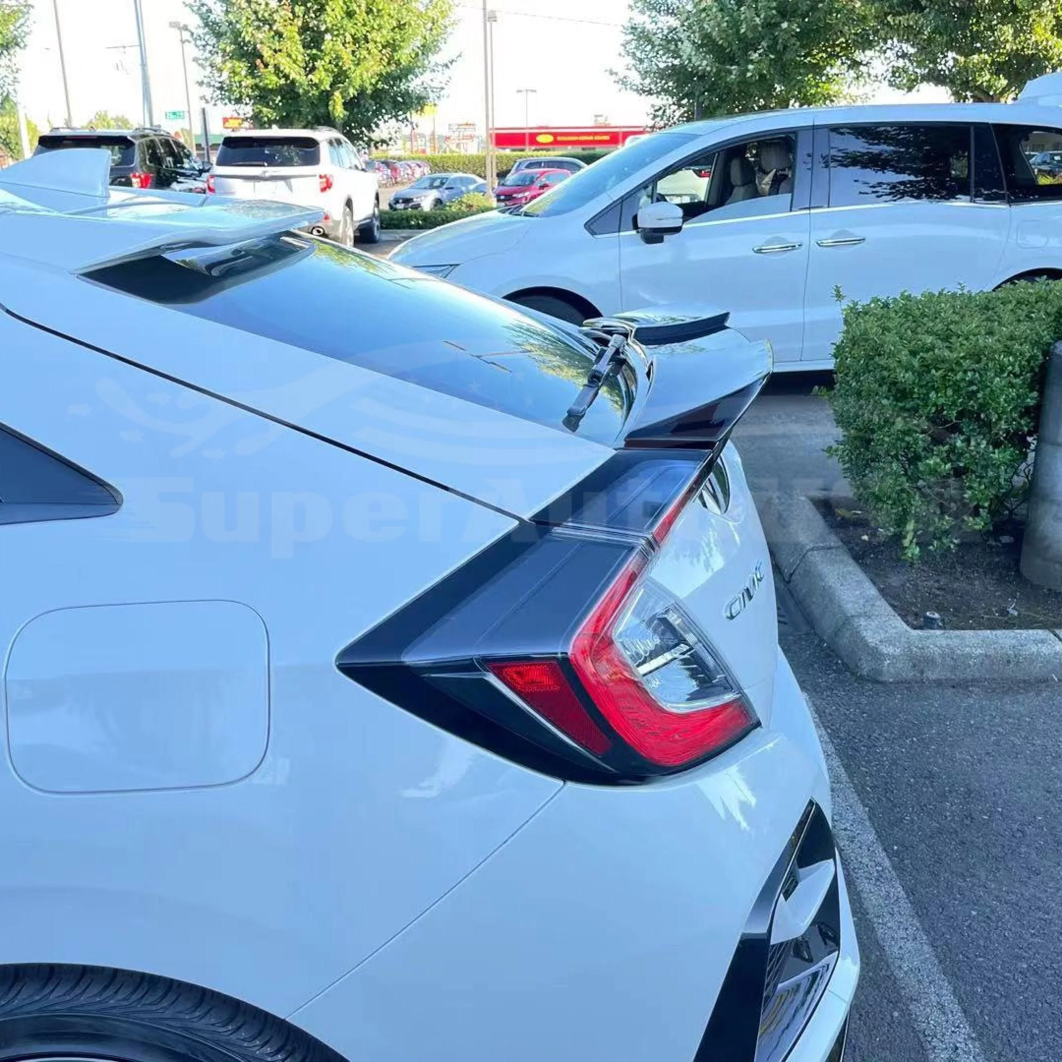 Rear Roof Spoiler | Fits Honda Civic Hatchback (2017-2021) - Image 5