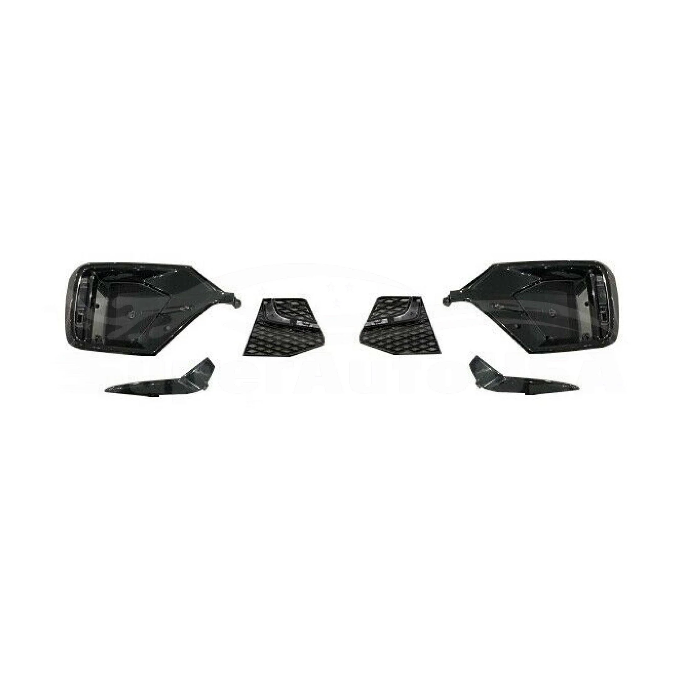 Fits 2017-2020 Honda Civic Type-R Hatchback FK7 Rear Bumper Garnish w/ Reflector - Image 3