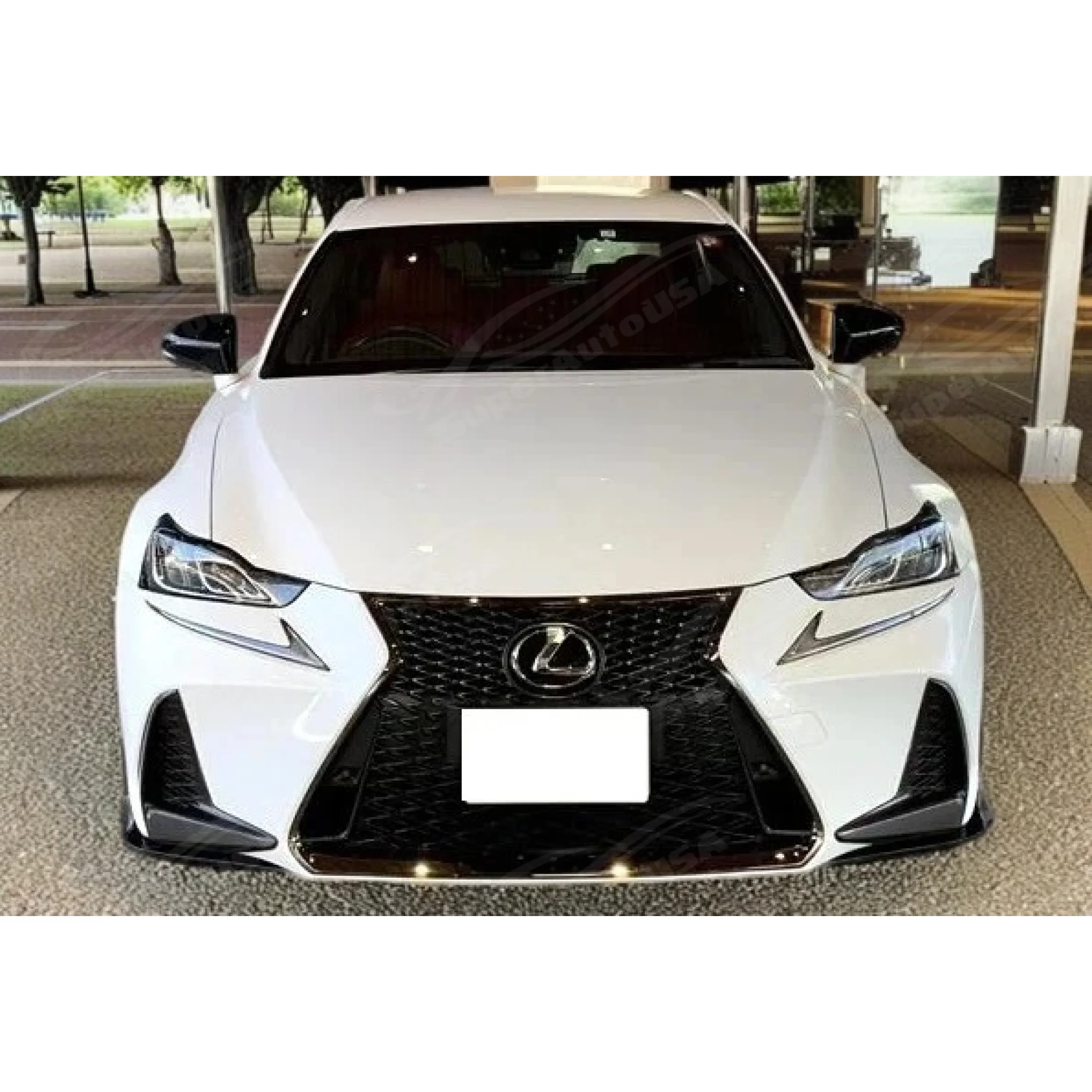 For 2017-2020 Lexus IS 200t/300/350 F-Sport JDM TRD Style Front Bumper Lower Corner Lips - Image 7