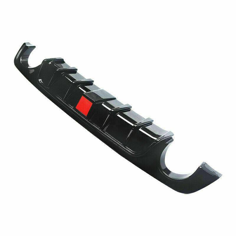 Fits 2018-2021 Infiniti Q50 Rear Bumper Spoiler Diffuser (Gloss Black) - Image 10