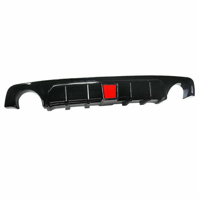 Fits 2018-2021 Infiniti Q50 Rear Bumper Spoiler Diffuser (Gloss Black) - Image 7