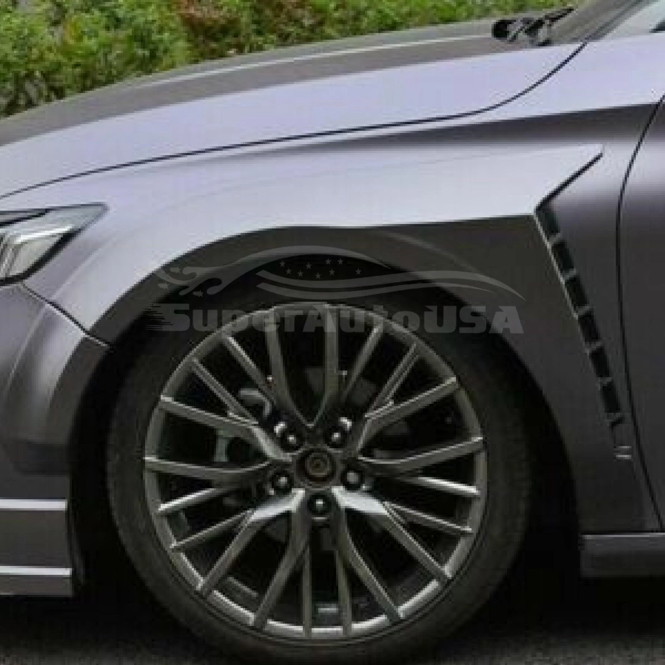 For 2018-2022 Honda Accord Matte Black Arch Cover Trim Body Fender Flare Kit - Image 4