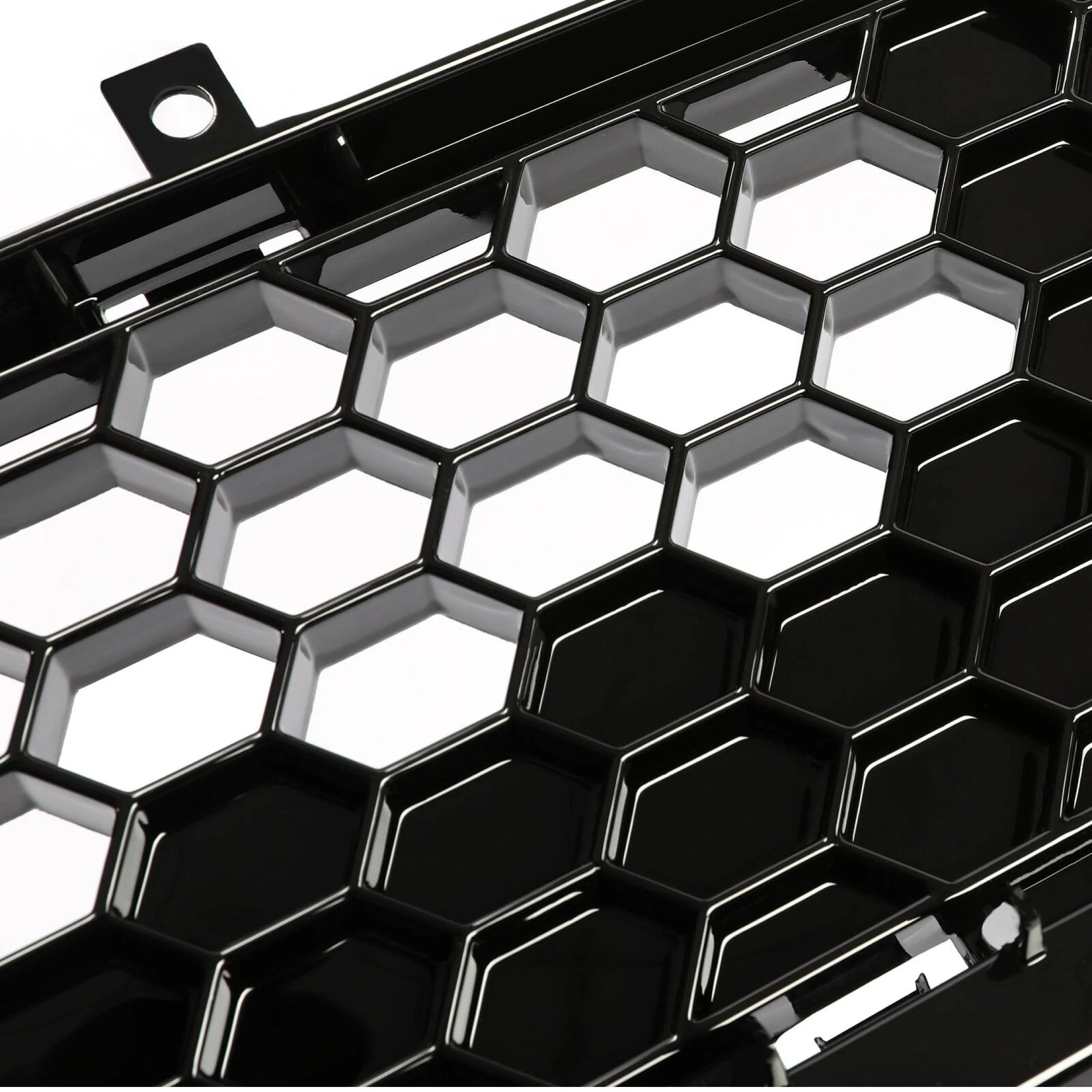 For 2018-2023 Ford Mustang Bullitt Honeycomb Style Front Grille (Gloss Black) - Image 8