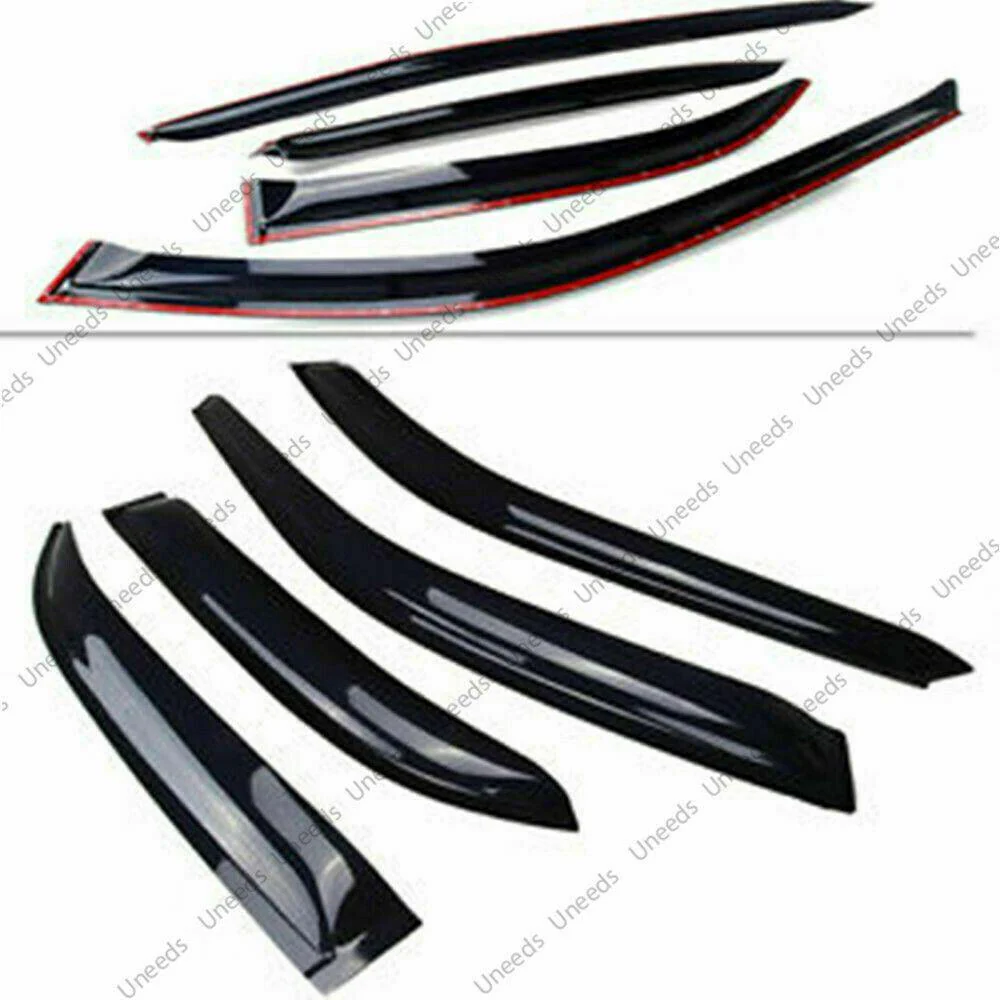 Fit 2019-2024 Ram 1500 OE Style Vent Window Visors Rain Sun Wind Guards Shade Deflectors - Image 5