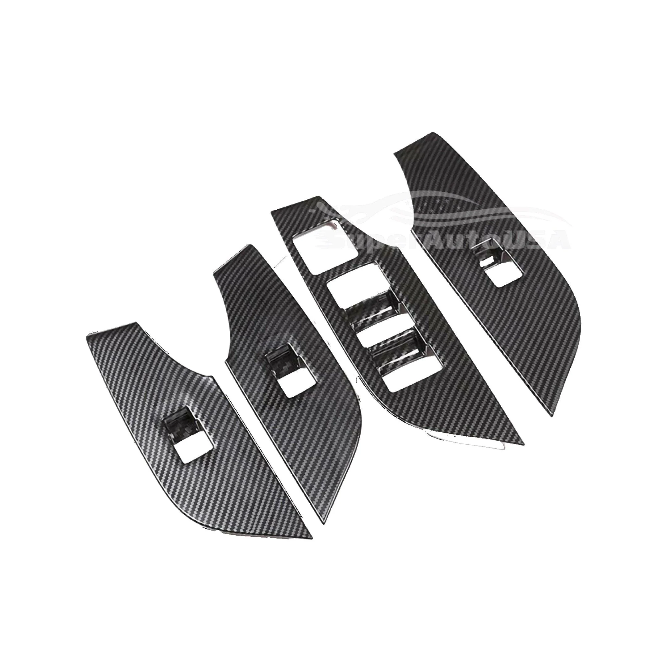 Fit 2019-2021 Toyota RAV4 Gear Position Shift Panel Cover Trim (Carbon Fiber Print) - Image 2