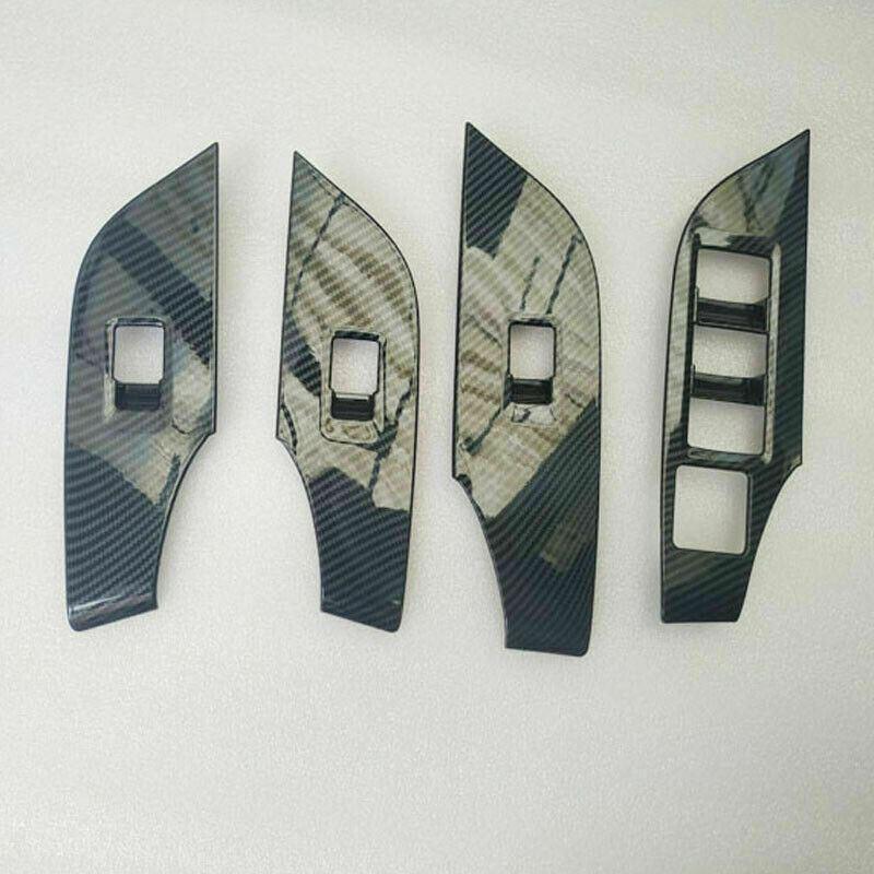 Fit 2019-2021 Toyota RAV4 Gear Position Shift Panel Cover Trim (Carbon Fiber Print) - Image 5