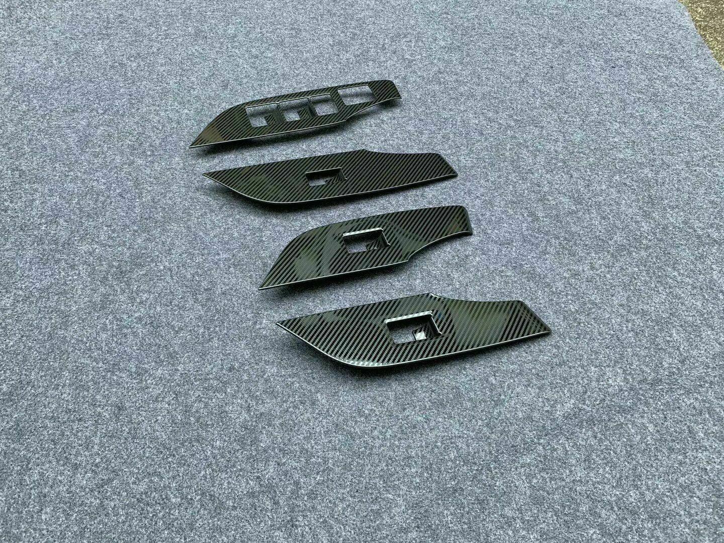 Fit 2019-2021 Toyota RAV4 Gear Position Shift Panel Cover Trim (Carbon Fiber Print) - Image 7