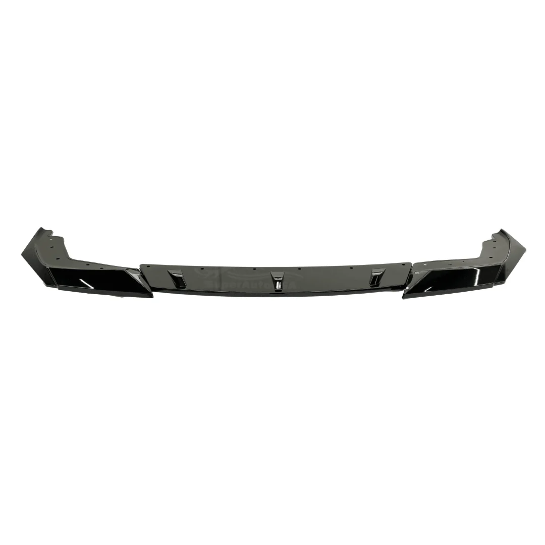 For 2019-2022 BMW 3 Series G20 VTEN Gloss Black Front Bumper Lip Spoiler - Image 11