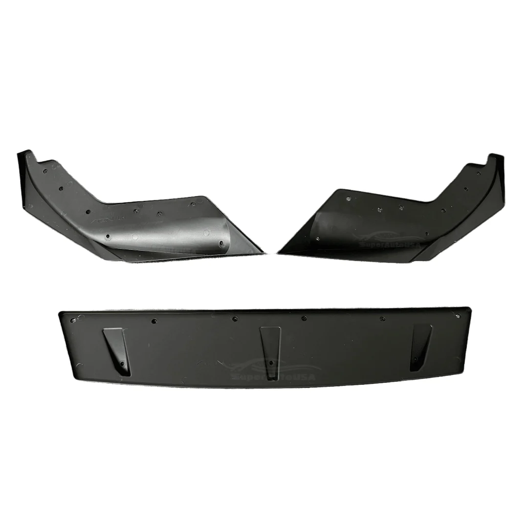 For 2019-2022 BMW 3 Series G20 VTEN Gloss Black Front Bumper Lip Spoiler - Image 18