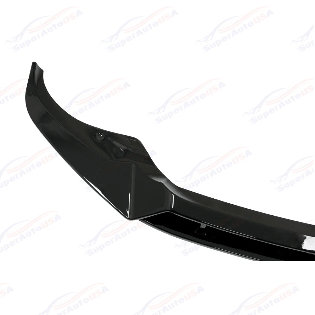 For 2019-2024 BMW G07 X7 Gloss Black M Performance Front Bumper Lip - Image 8