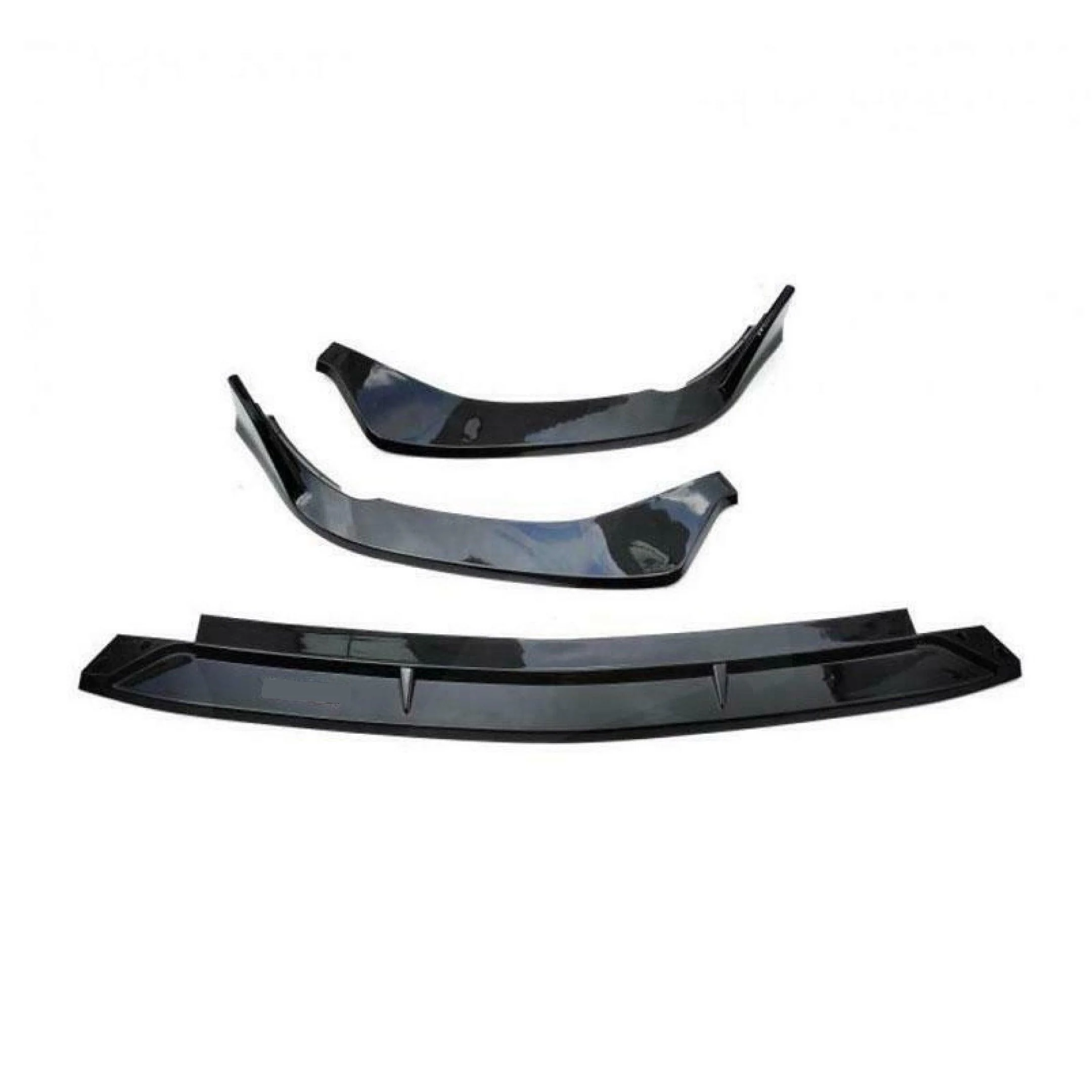 For 2019-2022 BMW 3 Series Base G20 G21 G28 Front Bumper Lip Splitters Spoilers (Gloss Black) - Image 4