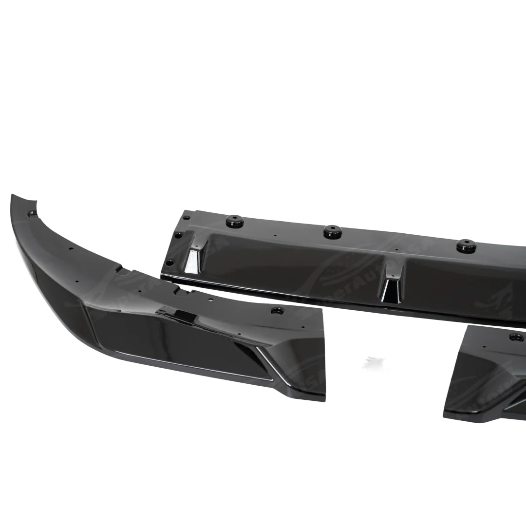 For 2020-2022 BMW 7 Series G12 Gloss Black Front Bumper Lip Spoiler - Image 16