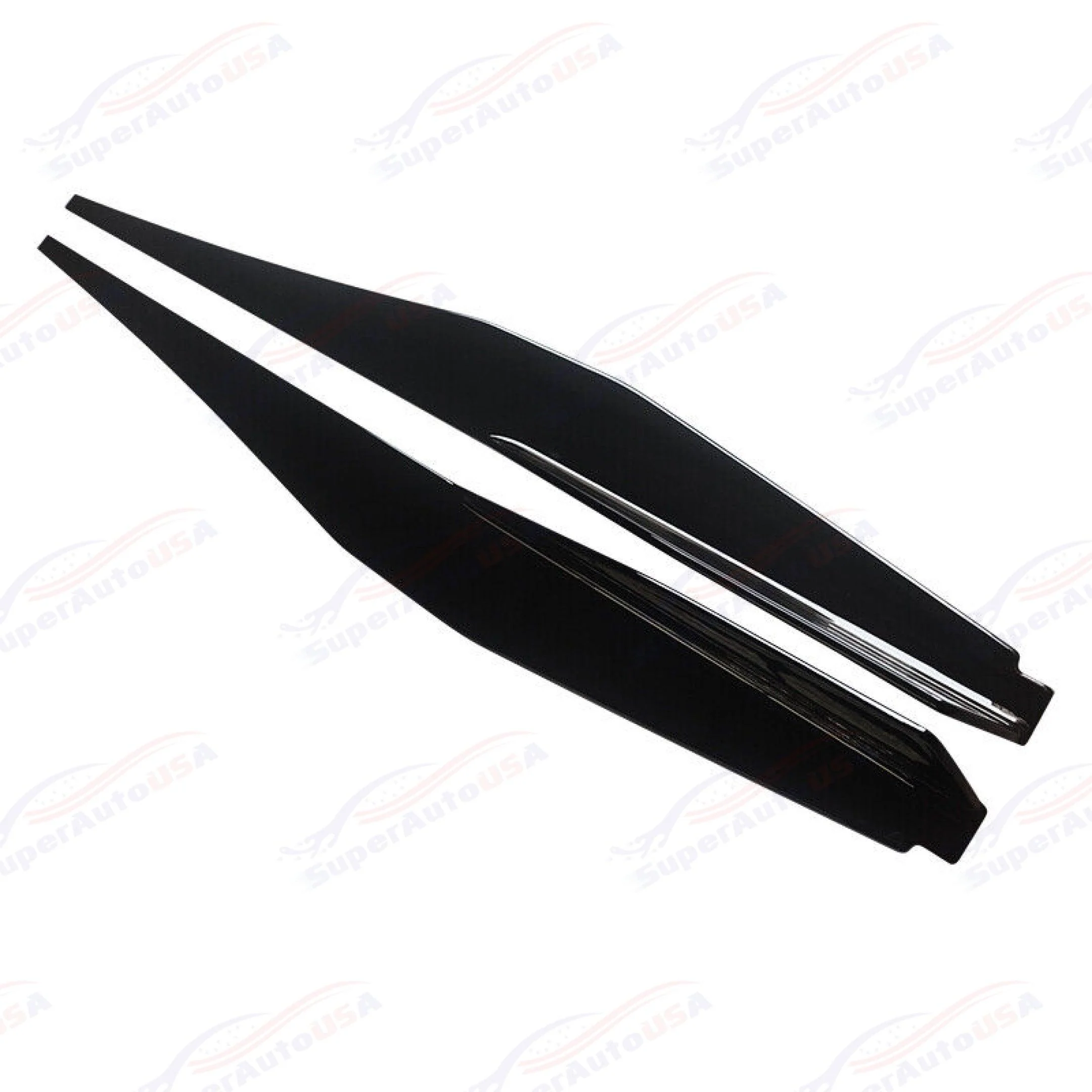 2020+ Chevrolet Corvette C8 Stingray - Z51 Style Side Skirts - Gloss Black - Image 3